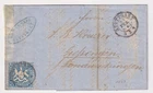 Württemberg Mi 27 on cover Stuttgart-Geisingen