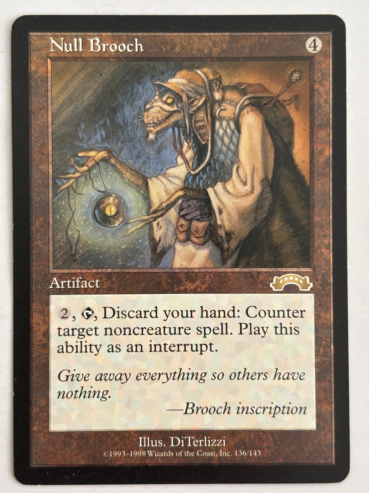 Null Brooch Exodus Rare  Magic: The Gathering 136/143 Normal