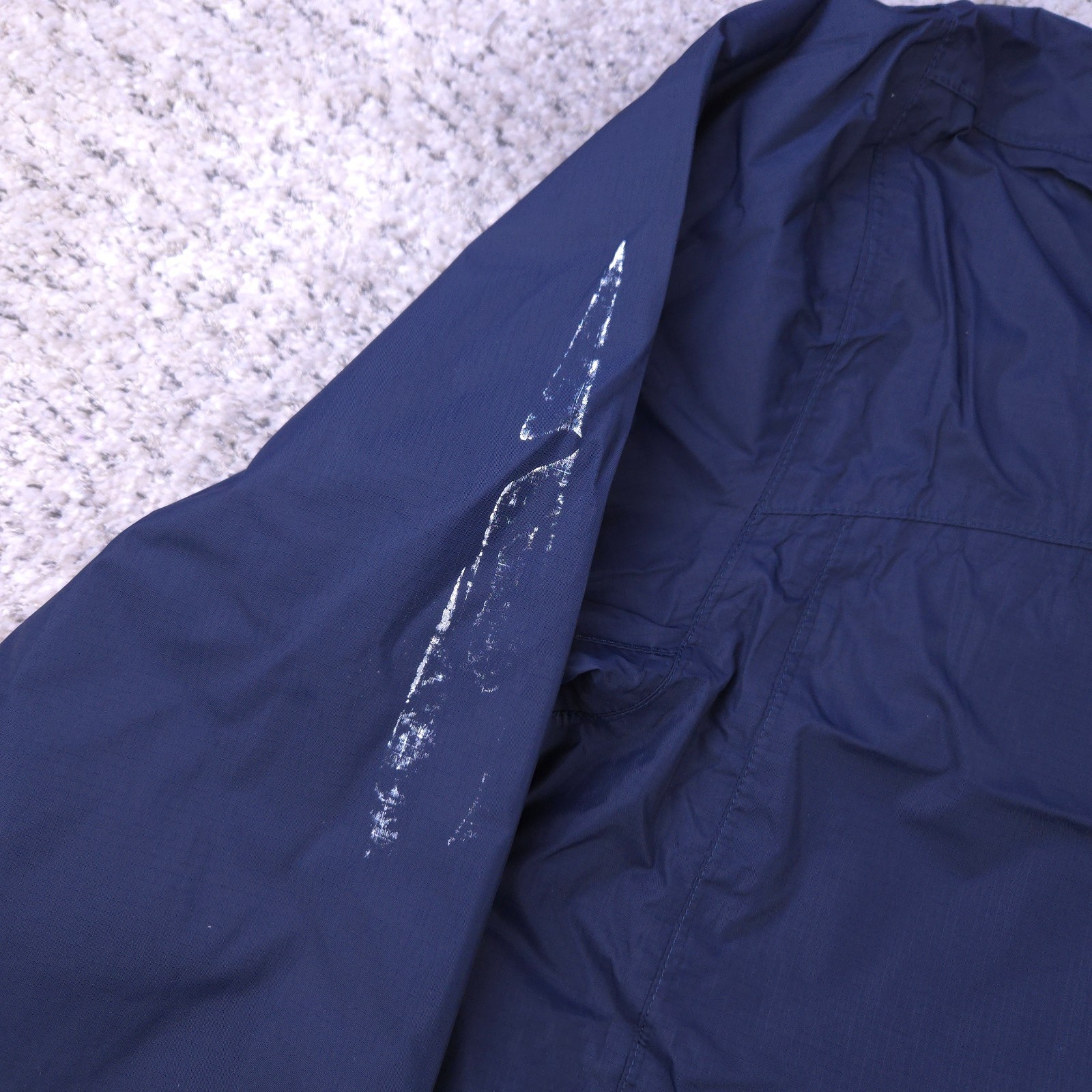 The North Face Jacket Mens XL Stinson Hooded Dryvent Rain Coat Full Zip Blue thumbnail 5