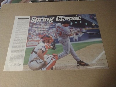 1997-Spring Classic-Orioles/  Braves in a possible World Series 5 Page Article 