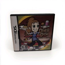 Diner Dash Sizzle & Serve Nintendo DS 2007 Case & Manual Only NO GAME!