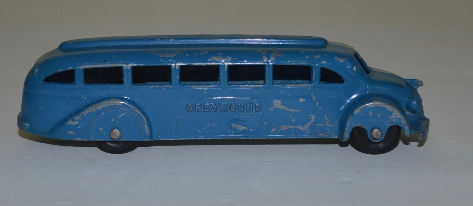 Autobús vintage Tootsietoy Blue Greyhound 5 3/4" largo años 40 50 muy bonito Foto 3 de 4