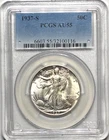 1937-S Walking Liberty Half Dollar AU55 - Bright White, great luster - looks MS