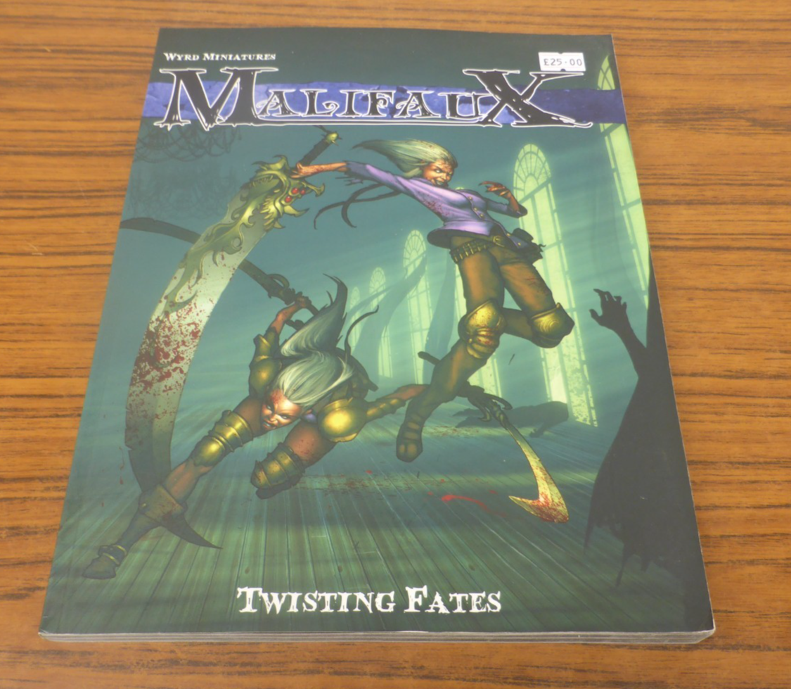 Malifaux - TWISTING FATES - Wyrd Miniatures Paperback Book WYR6015 *VG Condt*