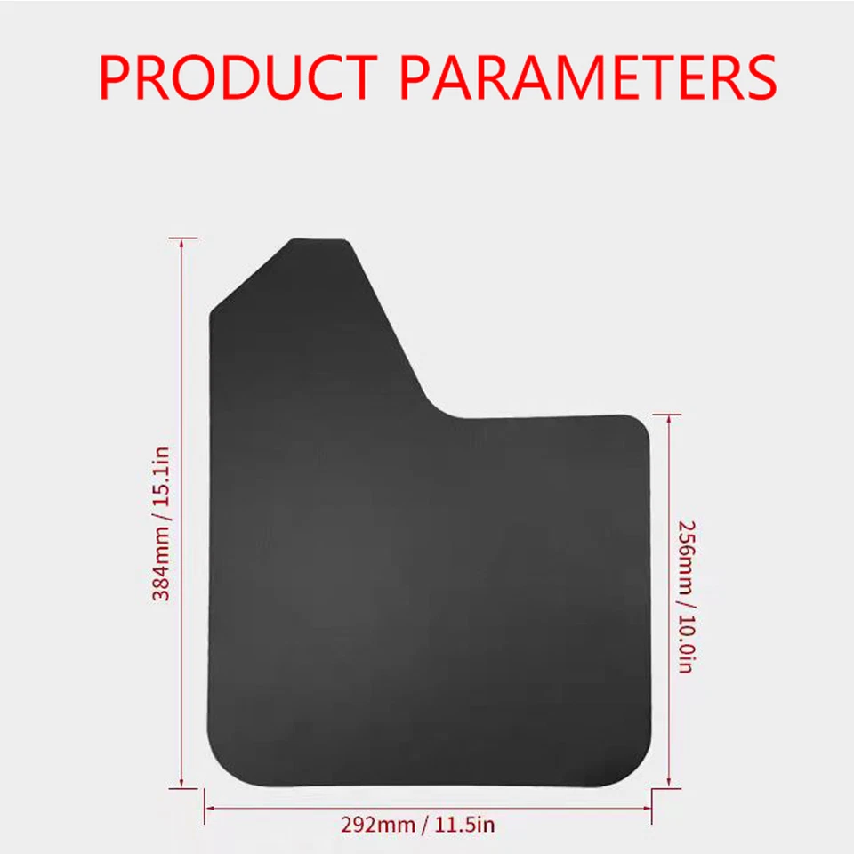 For BMW 320i 330i 4pcs Universal Mudflaps Splash Guards Mudguards Fender Flares - Image 2 of 4