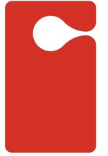 3x5 Inch 15 PCS Red Parking Permit Hang Tag Blank 15 Mil DIY Passes Mirror