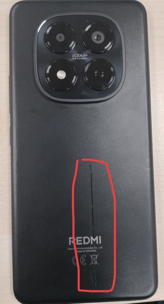 Móvil - Xiaomi Redmi Note 15 Pro, Negro, 256 GB, 8 GB RAM, 6.77" AMOLED FHD+.