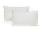 Organic Cotton White King Pillowcases - 2 Pack, 100% GOTS Certified Organic C...
