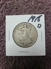1918-D Walking Liberty Half Dollar, Better Date Denver Mint Issue