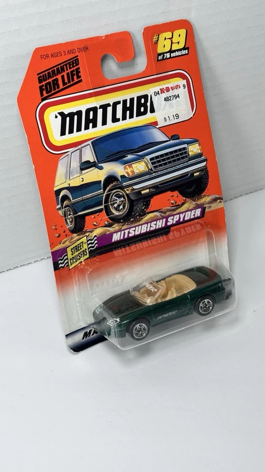 НОВЫЙ MATCHBOX MITSUBISHI SPYDER/STREET CRUISERS 1998 серии ~ 10 #69 из 75 транспортных средств - Изображение 3 из 4