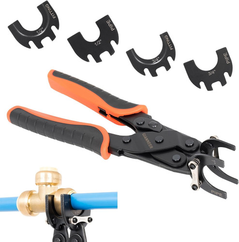 Push to Connect Removal Tool Disconnect Tongs for 1/2โ, 3/4โ, 1โ Push Fitting Pe