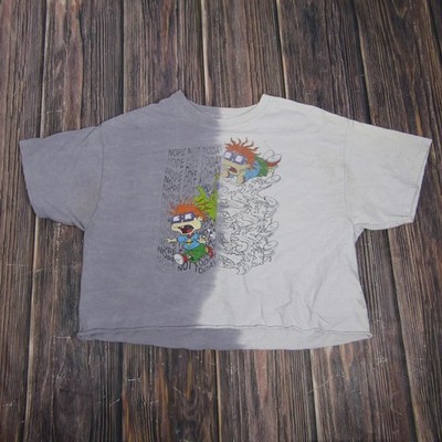Rugrats Crop Shirt Adult Large Chuckie Finster Nope Not Today Nickelodeon 2021