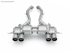 Eisenmann RACE-Anlage + OPF-Ersatz BMW M4 G82 Coupe Limo je 2x110mm schräg BLACK