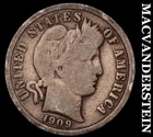 1909 Barber Dime- Scarce Better Date No Reserve #i2175