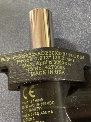 TURCK BI2-CRS232-ADZ30X2-B1131/S34 PROXIMITY SENSOR 20-250VAC 10-300VDC NNB