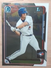 Carl Wise 1st Rookie 2015 Bowman Chrome card 139 Toronto Blue Jays Prospect RC