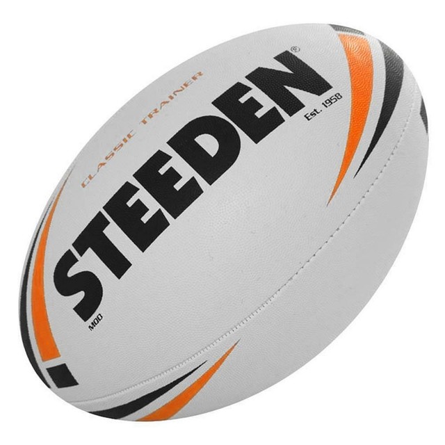STEEDEN Classic Trainer Rugby League Ball Size 04 From Rebel Sport for