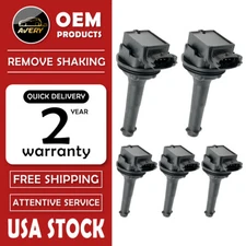 5 Ignition Coil Pack For Volvo S60 S70 S80 C70 XC70 V70 T5 2.3L 2.4L 2.5L UF341
