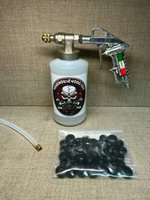 Pro Undercoating Spray Gun with 1 Straight Wand, 1 Quart Bottle, and 50 Plugs