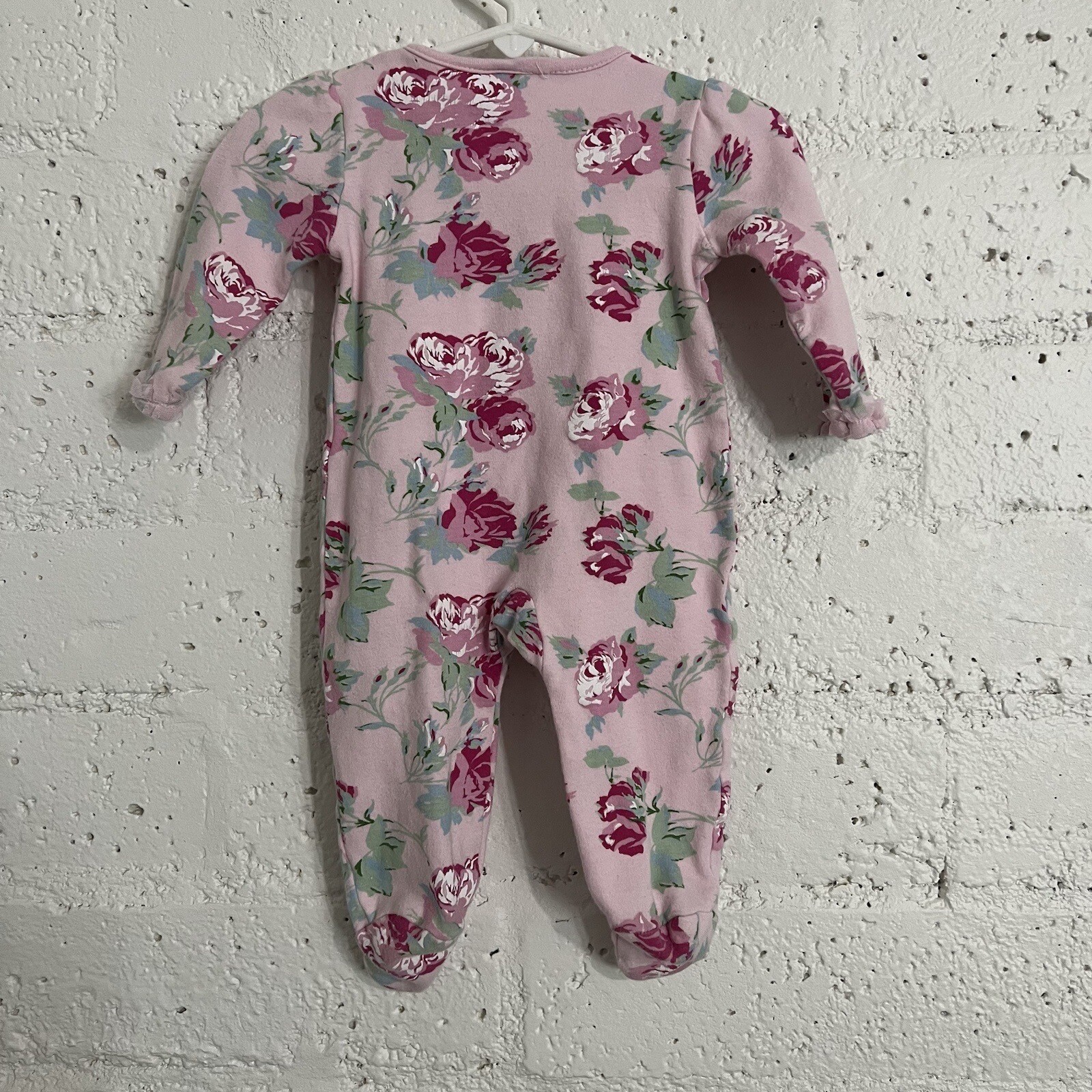 Laura Ashley Baby Girl Sleeper 69 Months Pink Floral H5 eBay