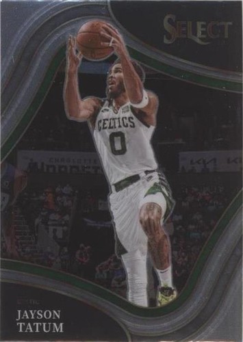 Jayson Tatum Select Numbers Prizm 2021-22 Panini Select Basketball