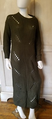 shredded sweater dress