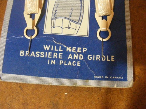 40s BRA SLIP GIRDLE ATTACHMENTS on ORIGINAL CARDS LINGERIE ACCESSORY VINTAGE - Imagen 4 de 10