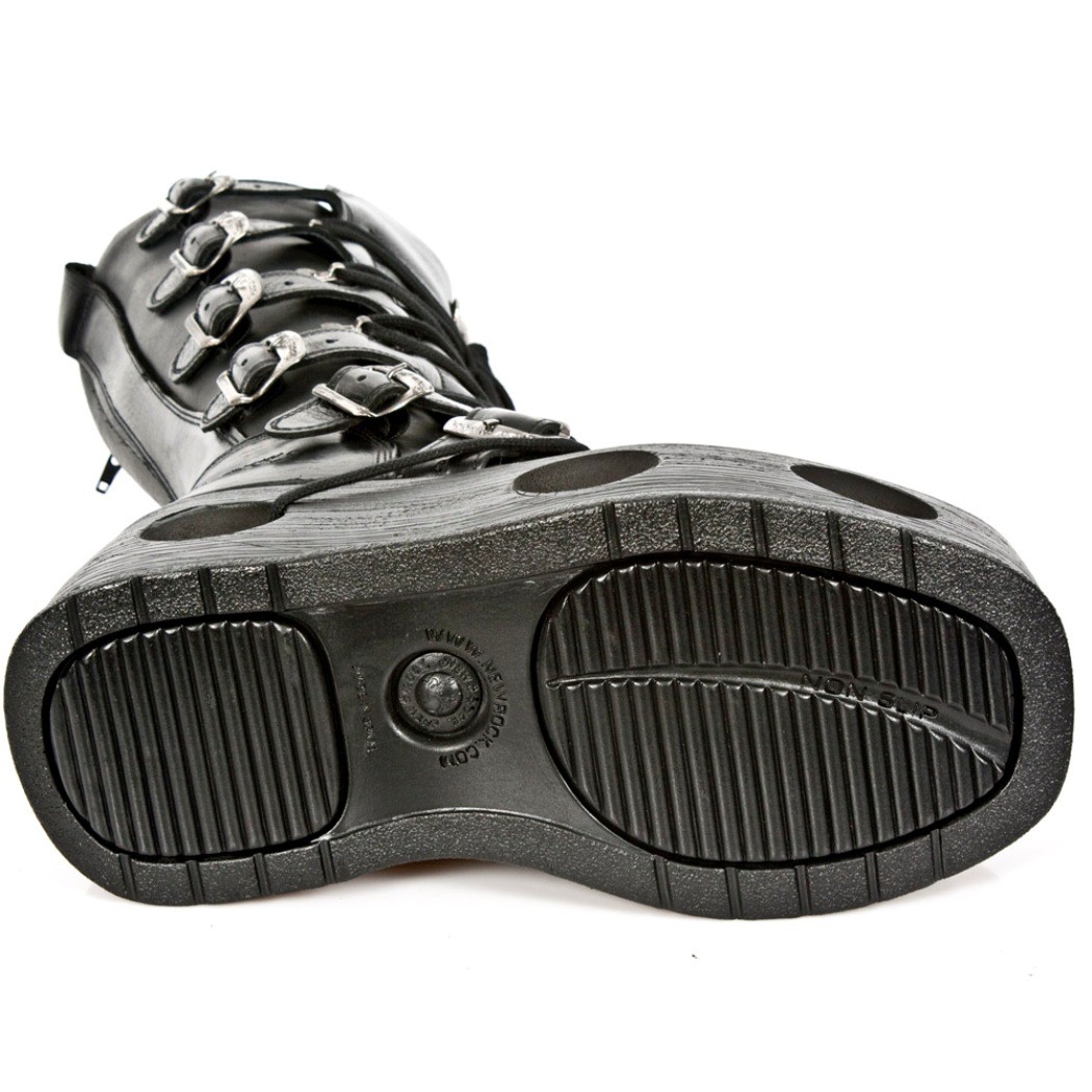 【NEWROCK】M-272-S2 ハイブーツ 関税込 NEWROCK NR M.272 S2 Black - New Rock Spring Boots - Unisex