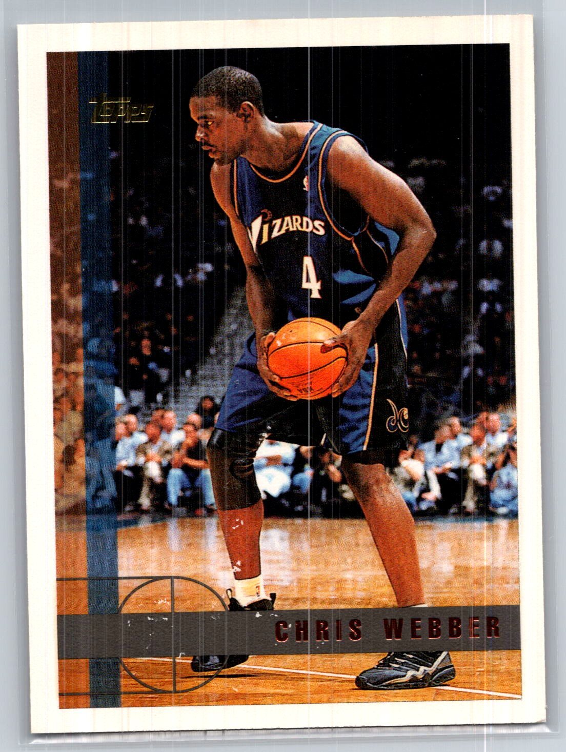 1997 Topps #185 Chris Webber Minted in Springfield, Mass Excellent