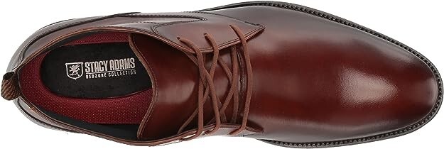 Stacy Adams Mens Kyron Plain Toe Lace Up Chukka Boot Color  display picture 3