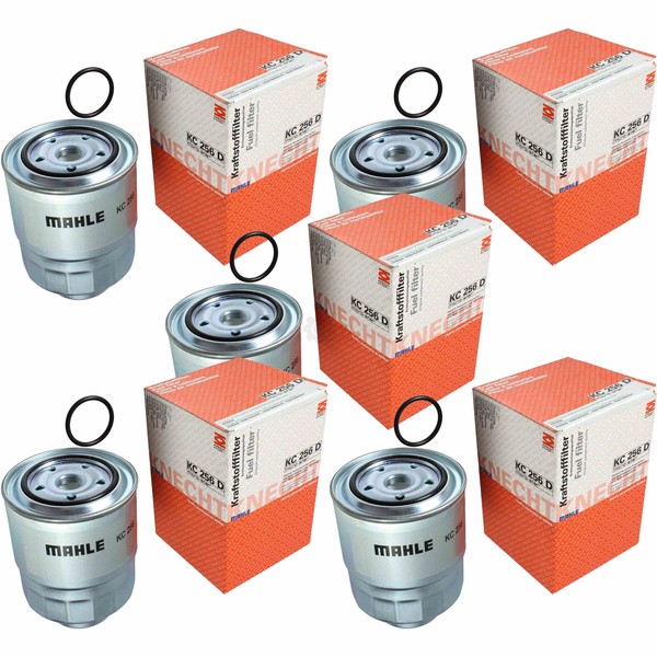 5X Mahle / Knecht KC 256D Kraftstofffilter Filter Fuel-image
