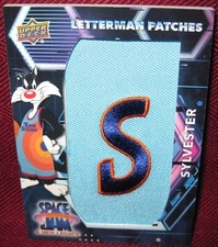 2021 UPPER DECK SPACE JAM NEW LEGACY LETTERMAN PATCH #LP-SY SYLVESTER