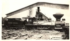 Manatee Crate Co Locomotive #1252 Train Real Photo RPPC Postcard