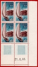 FRANCE - YT 1437 - COIN DATÉ - AIX-LES-BAINS - 21.06.1965