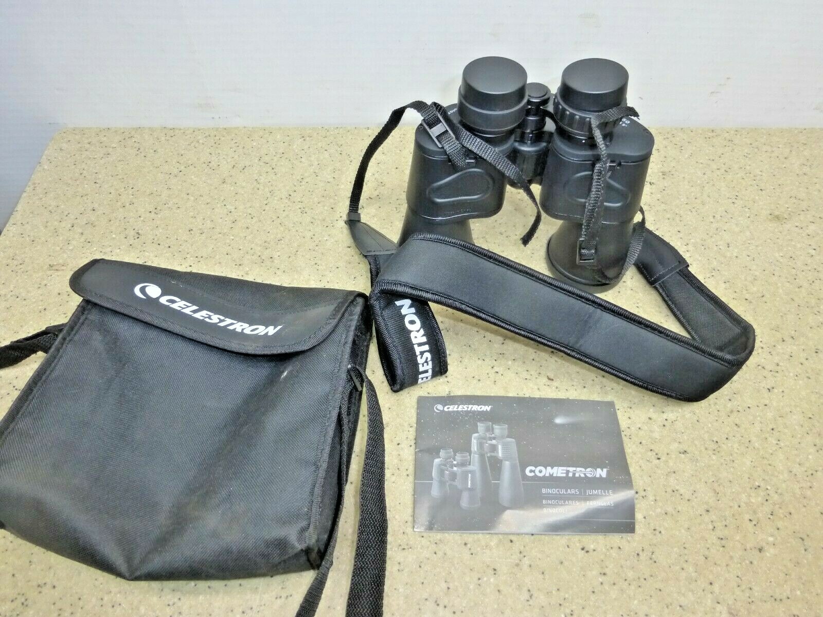 Celestron 'Cometron' 7 x 50 Binoculars, Case, Lens Caps