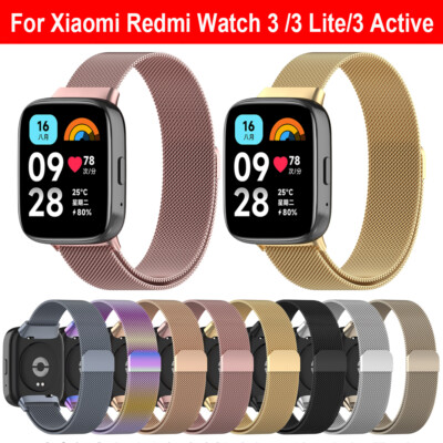 Für Xiaomi Redmi Watch 3 /Watch 3 Lite /Watch 3 Active Metall Armband Ersatzband