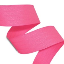10 Yards Bubblegum Pink Solid Textured Valentine Wired Ribbon - 1.5 Inches Wide