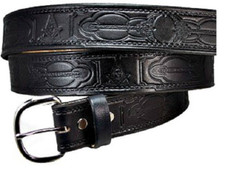 MASON FREEMASON MASONIC BLUE LODGE LEATHER BELT BUCKLE USA MADE