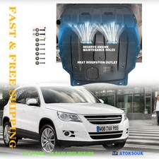 For Volkswagen Tiguan 09-18 Under Engine Splash Guards Front Engine Mud Flaps