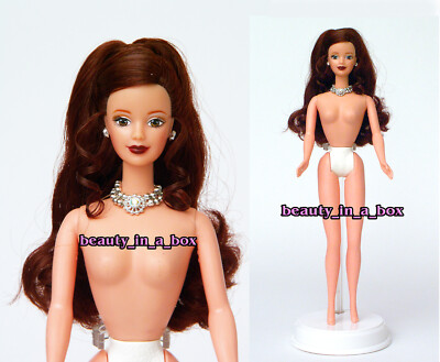 Auburn Nude Barbie Doll Long Full Hair Ringlets BOGO20.