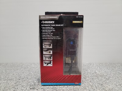 #ad #ad Husky Automatic Tank Drain Kit 1 4 Set up High Performance 1003 152 010 $49.99