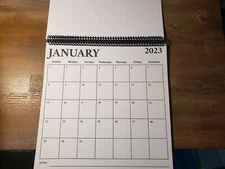 2026 Premade 12x12 Unaltered Blank Scrapbook Calendar