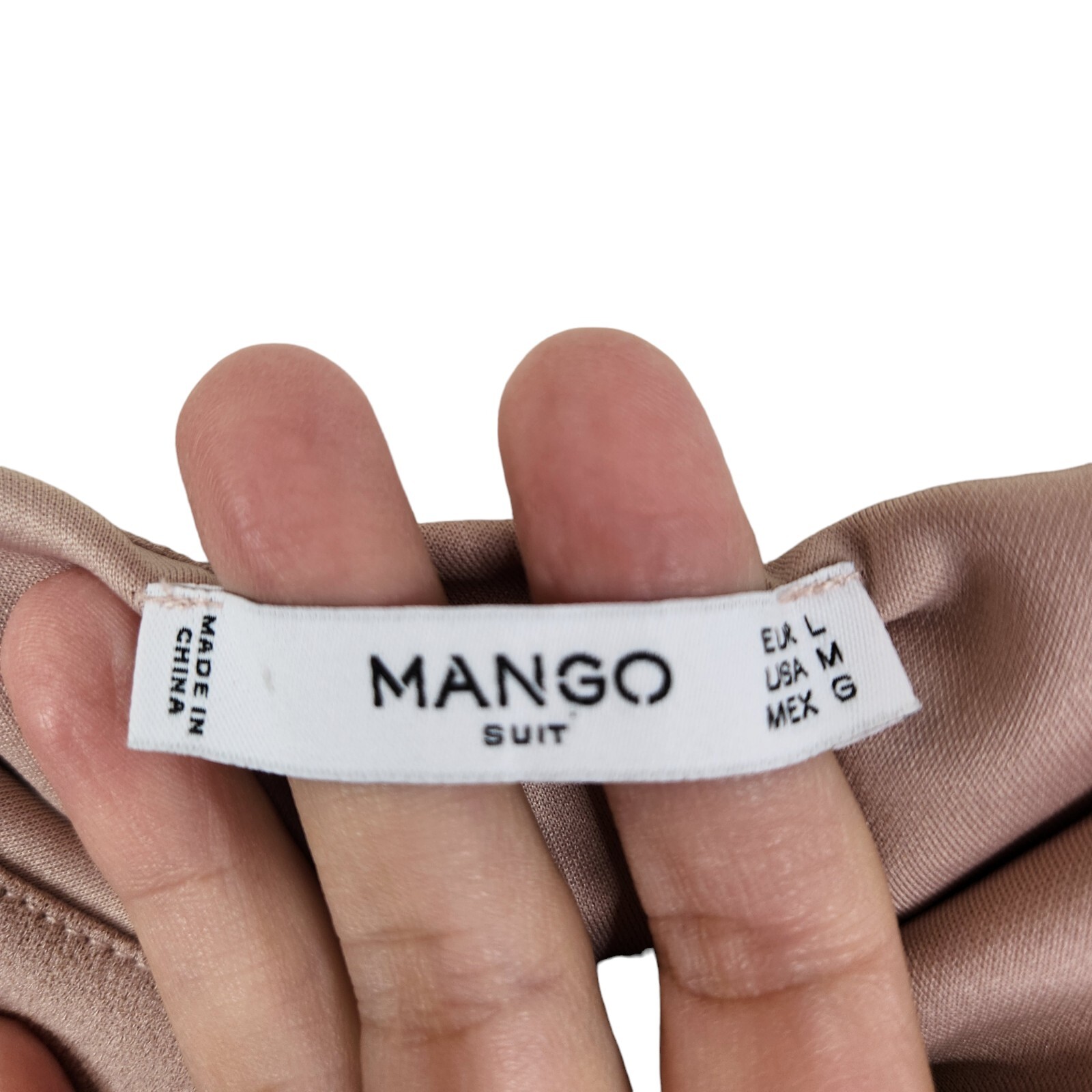 MANGO Dress Womens Medium Pink Villa Asymmetrical Ruffle One Shoulder Dress thumbnail 3