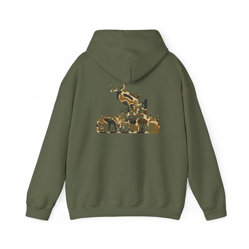 Duck Camo Chasing Tail Heavy Blend Hooded Sweatshirt - Picture 27 of 40
