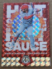 2021 PANINI MOSAIC HOT SAUCE BRYCE HARPER SILVER PRIZM PHILADELPIA PHILLIES #HS3