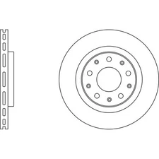Apec Blue Brake Disc SDK6719 For Alfa Romeo Giulietta Fiat 500X Jeep Renegade