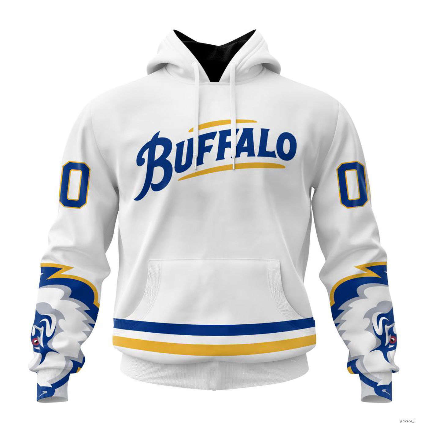 Personalized Buffalo Sabres Special Bold Design Hoodie Pullover Hockey Team