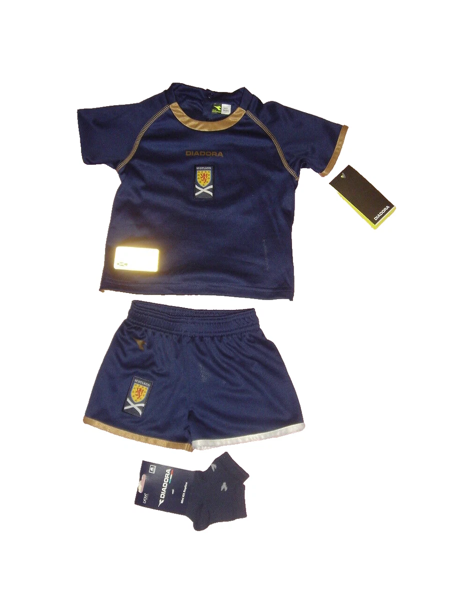 Scotland Soccer Infant Set Football Baby Kit Diadora Shirt Shorts