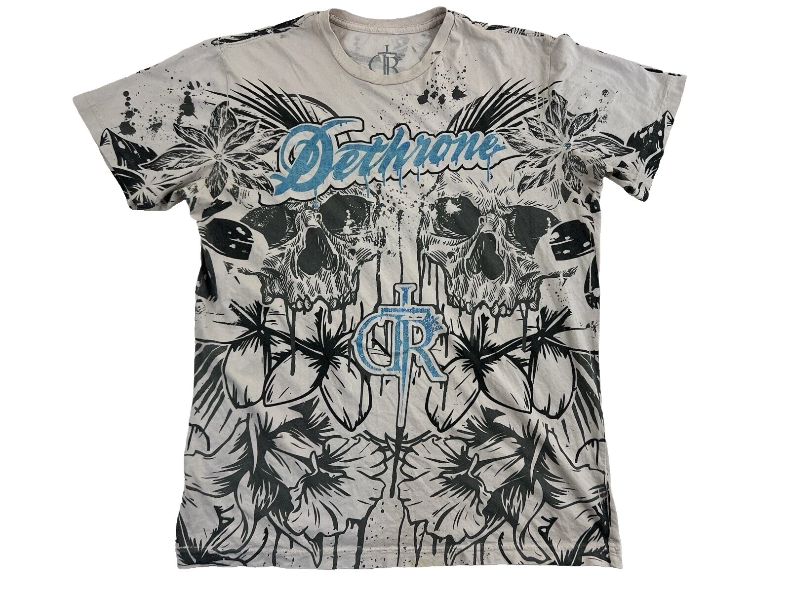 Dethrone Cotton Short Sleeve T-Shirts for Men