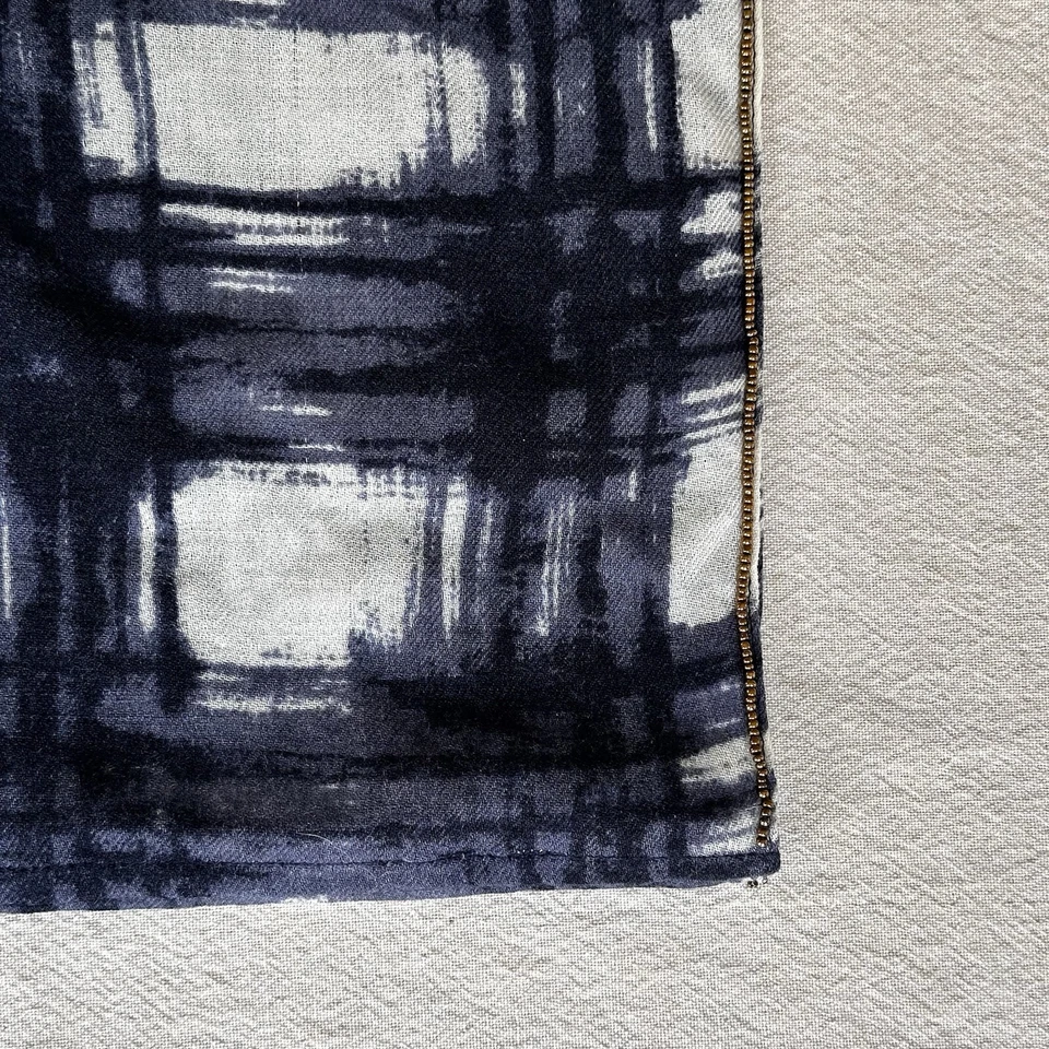 Anthropologie Rr Rose & Rose Light Soft Wool Infinity Scarf Beaded Trim 64x 26” - Image 4 of 4